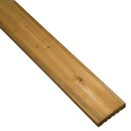 Madeira Softwood Deck board (L)2.4m (W)120mm (T)24mm, Pack of 5