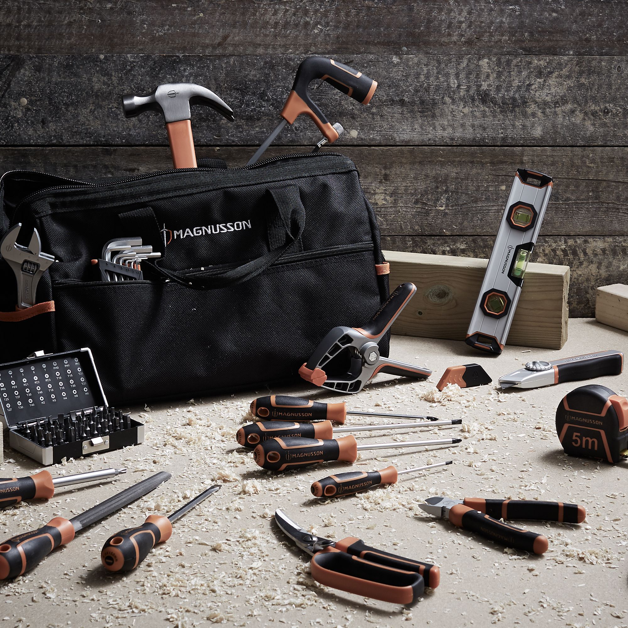 Magnusson 59 piece Black Hand tool kit TK04
