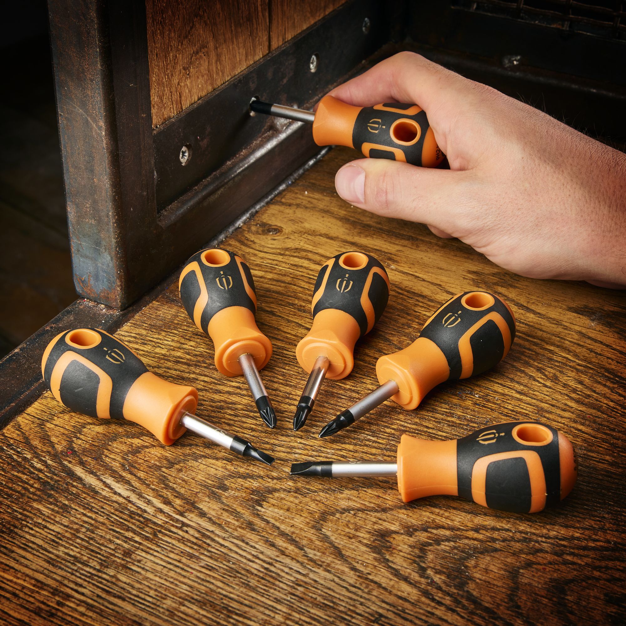 Magnusson 6 piece Stubby Mixed Screwdriver set