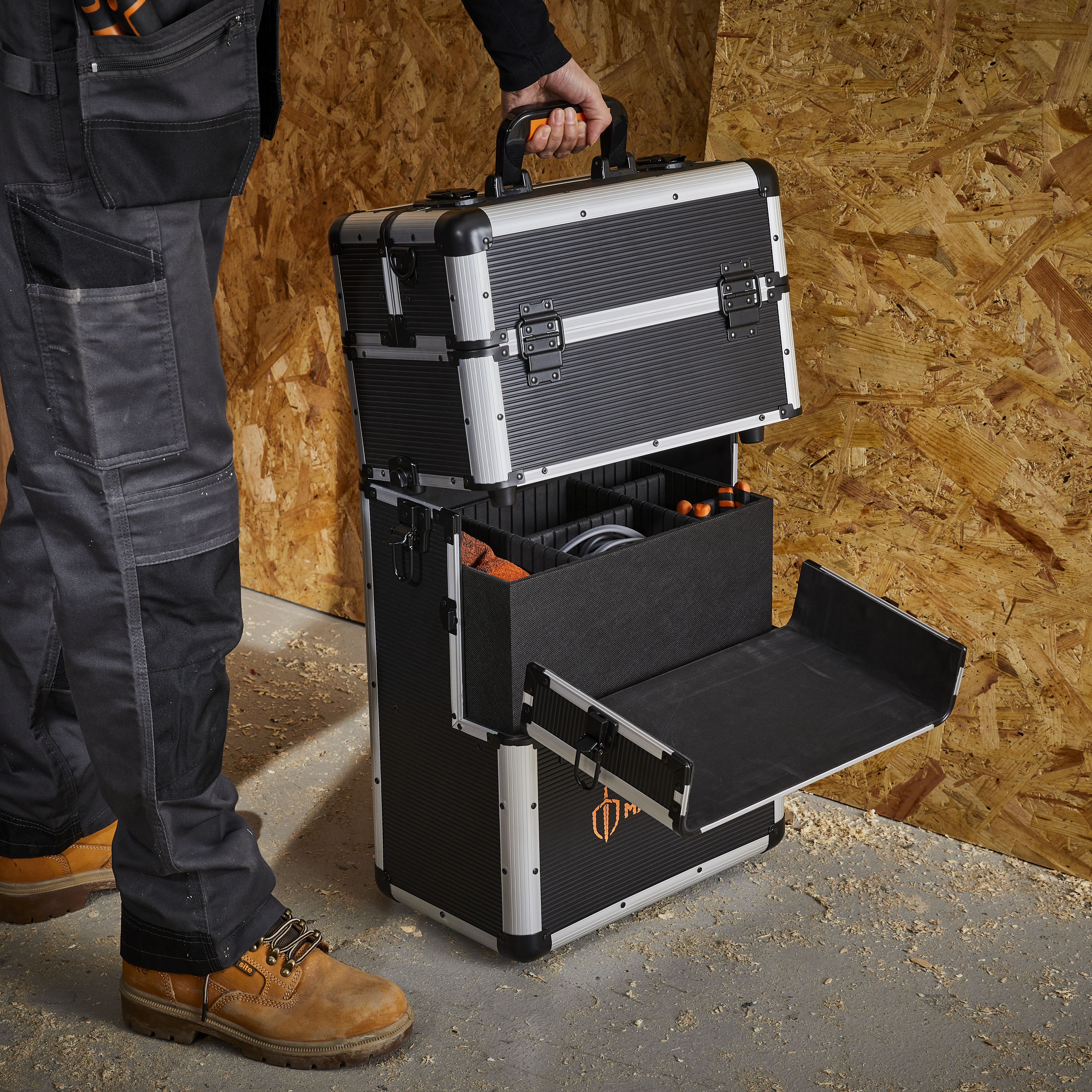 Magnusson Aluminium, MDF, metal & plastic Tool cart
