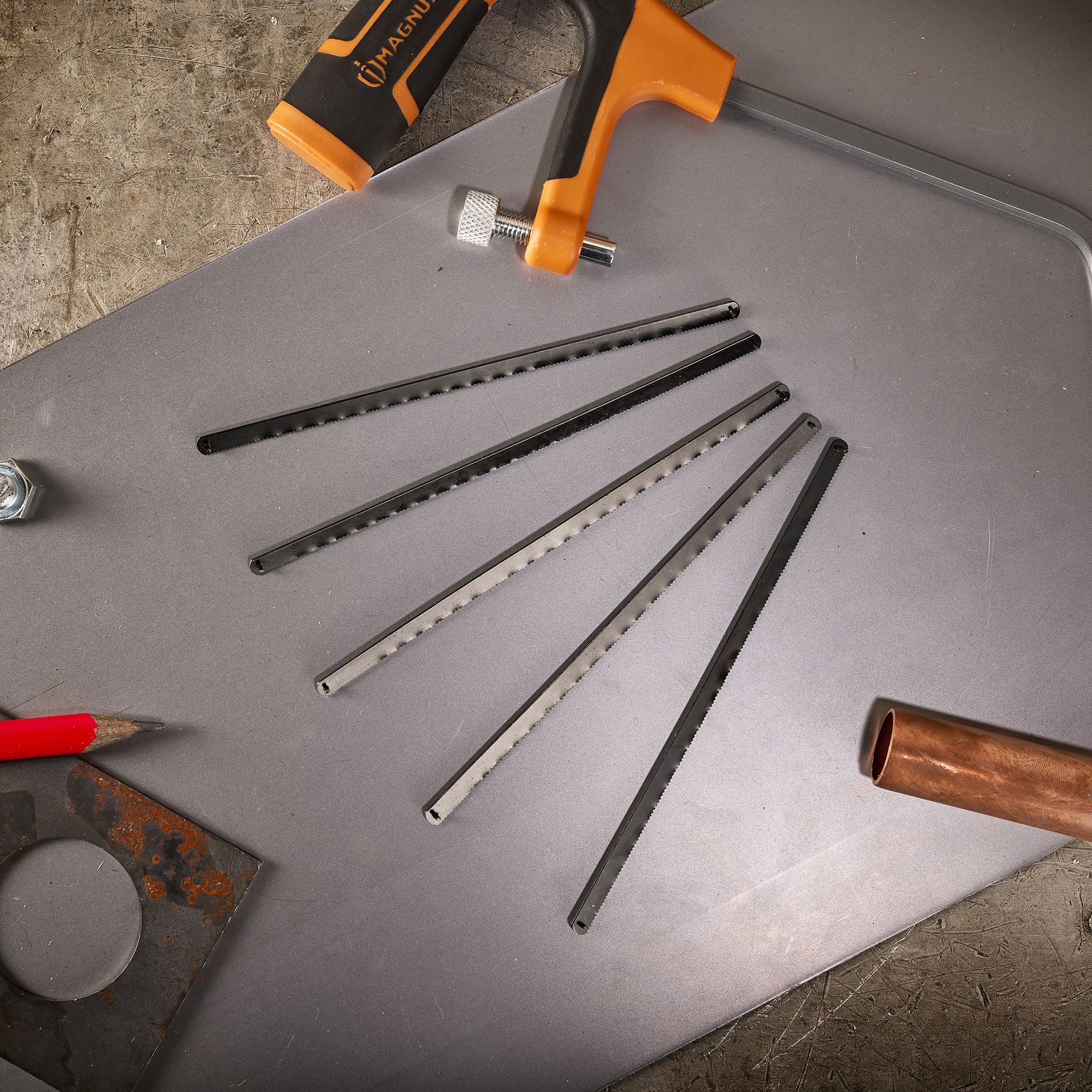 Magnusson Carbon steel Hacksaw blade 18 TPI (L)310mm, Pack of 5