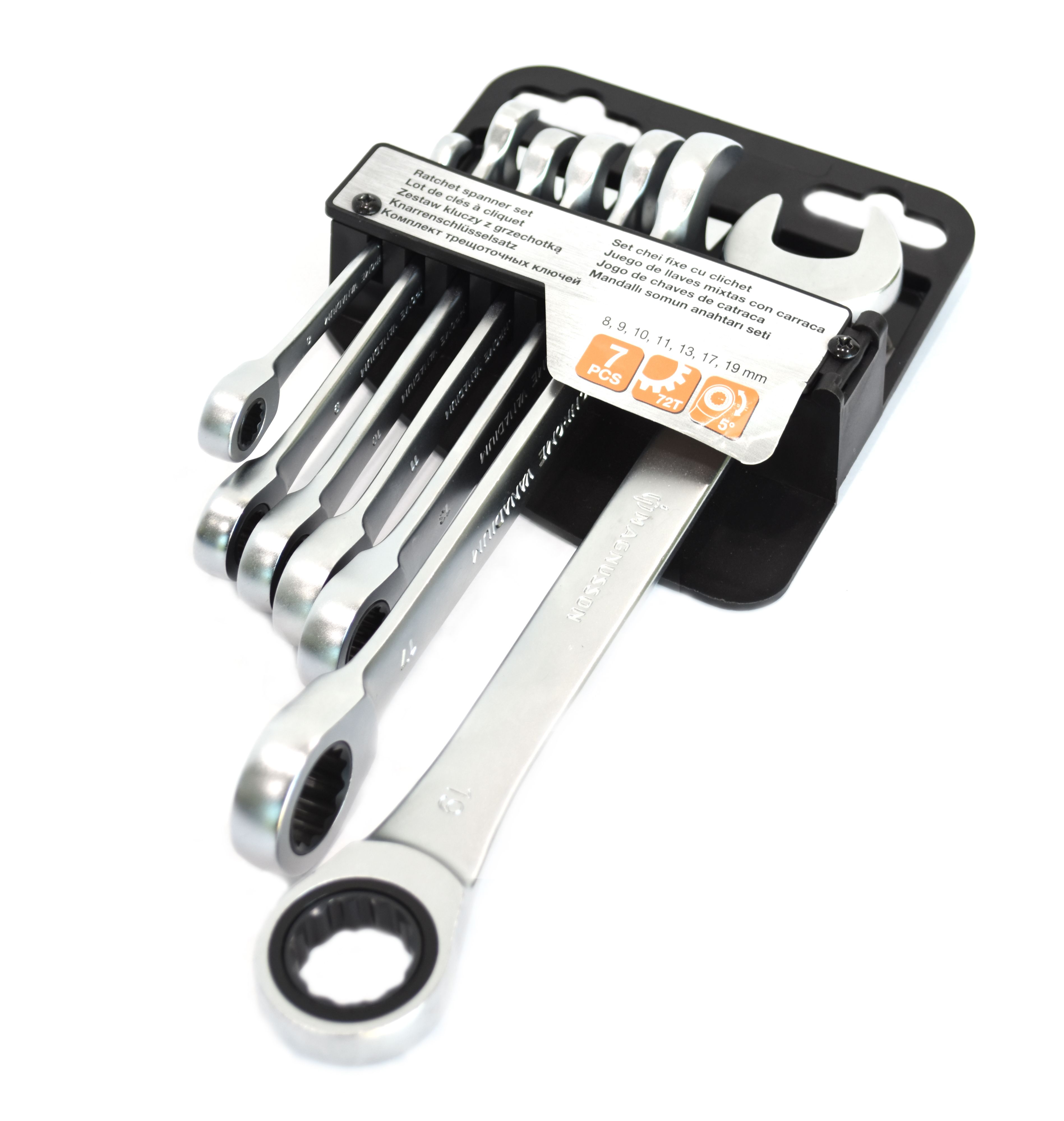 Magnusson Ratchet spanners, Set of 7