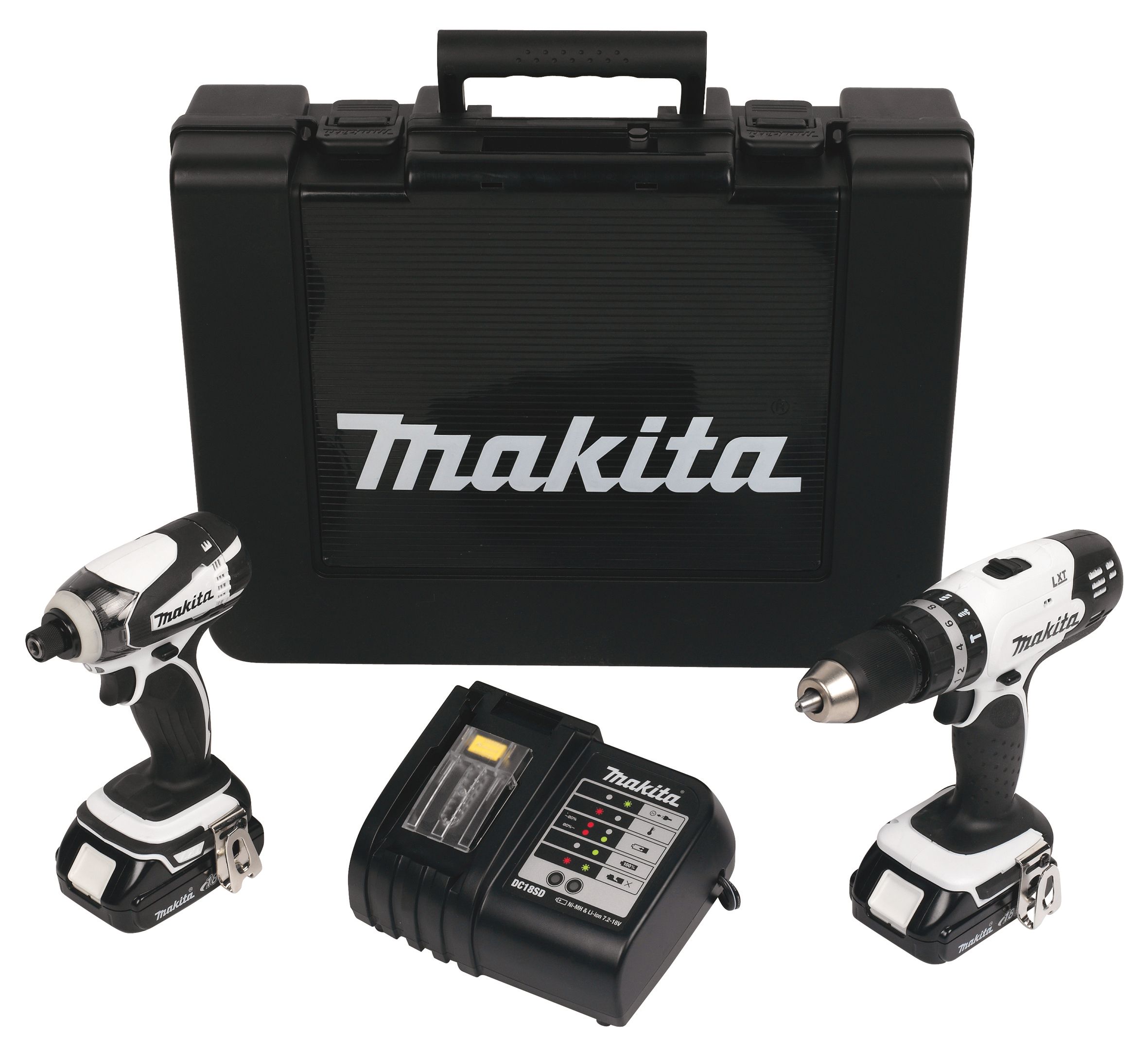 Makita 1.5 Li-ion Cordless Combi drill & impact driver DLX2020SYW