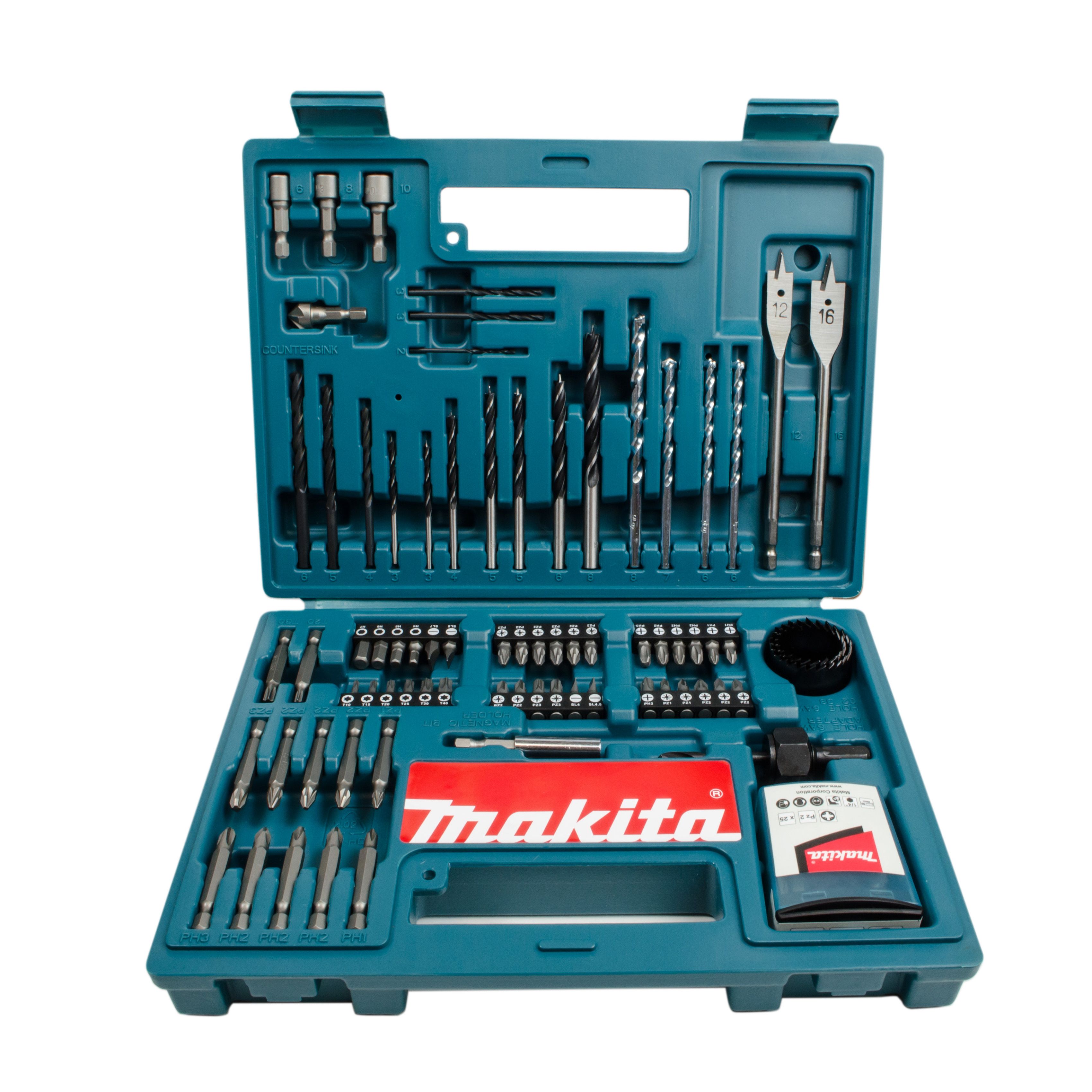 Makita 101 piece discount mixed drill bit set