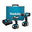 Makita 18V Li-ion Cordless 3 piece Power tool kit (2 x 4Ah) - DLX3108SMX