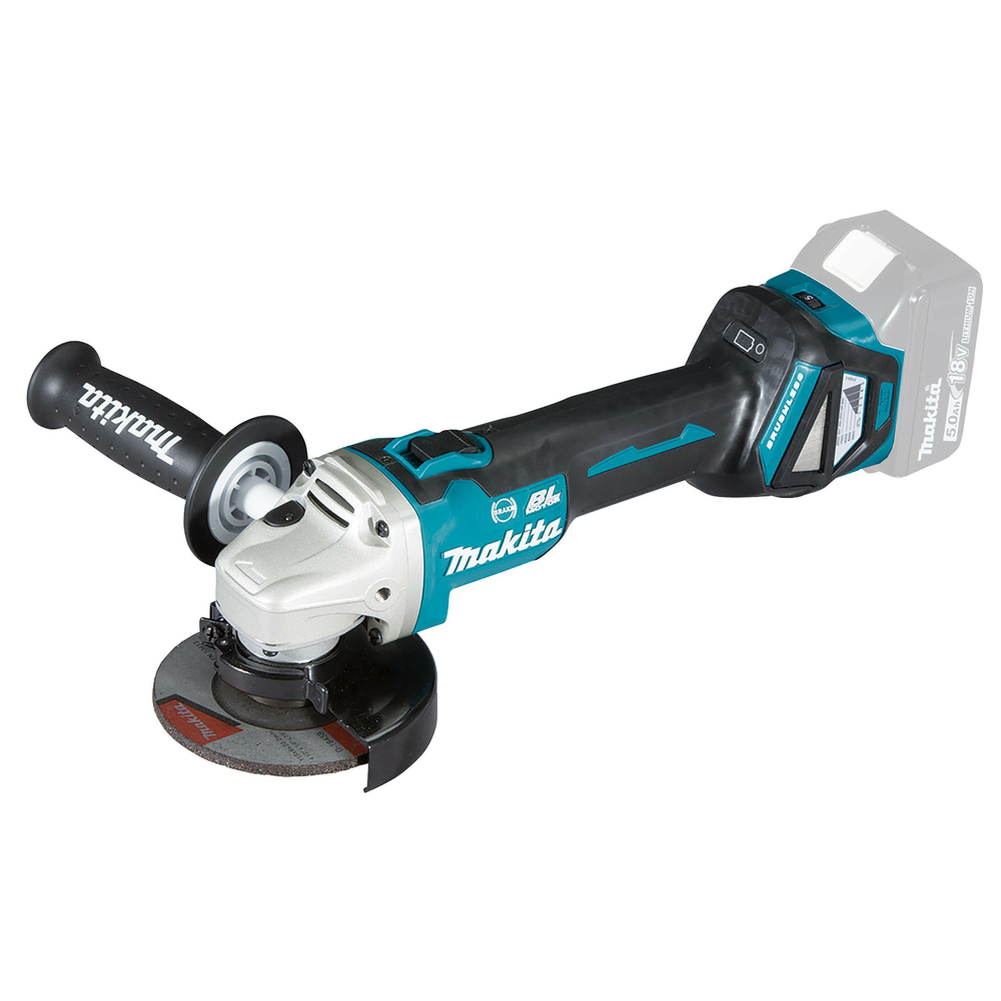 Makita 18V LXT 115mm Brushless Cordless Angle grinder (Bare Tool) - DGA463Z