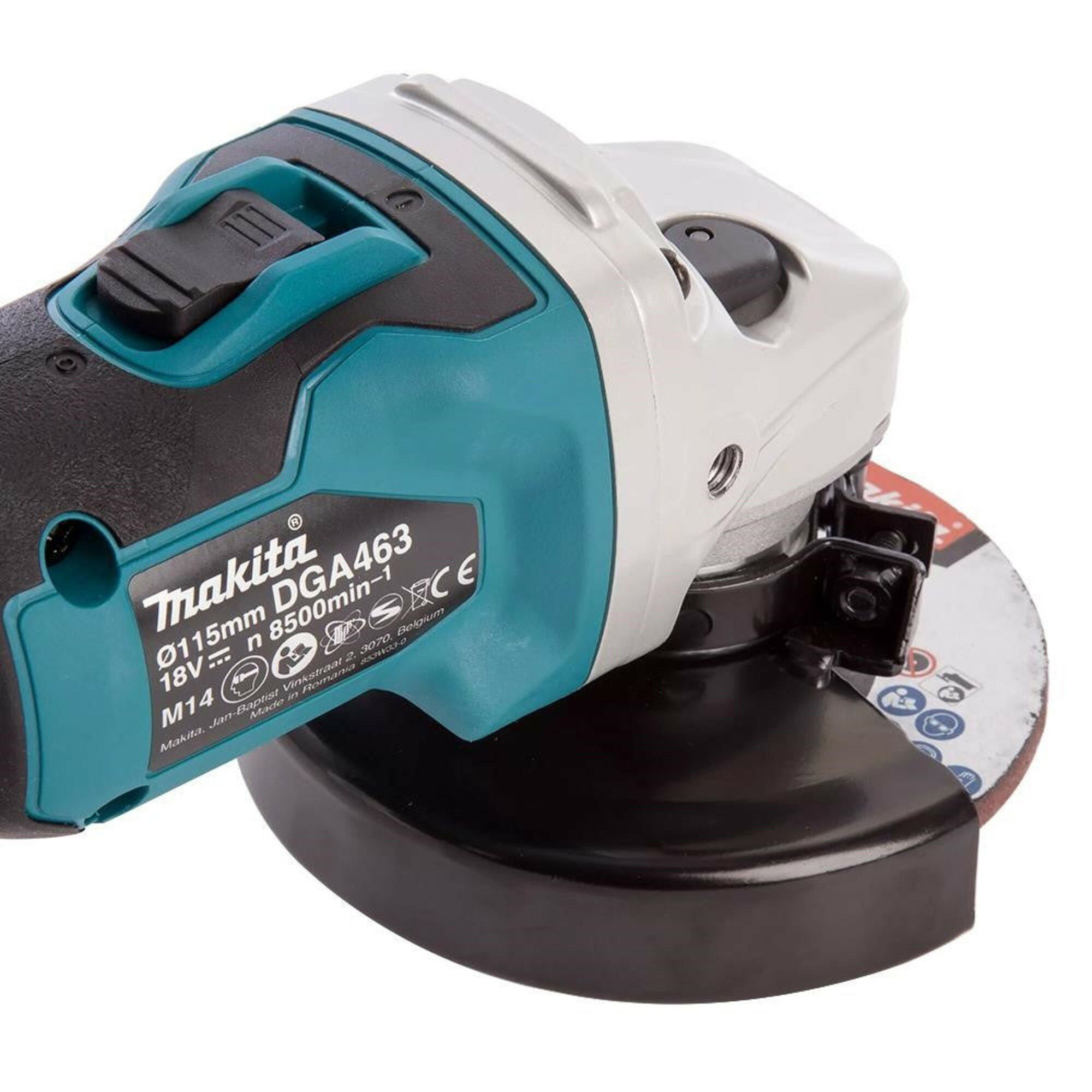 Makita 18V LXT 115mm Brushless Cordless Angle grinder (Bare Tool) - DGA463Z