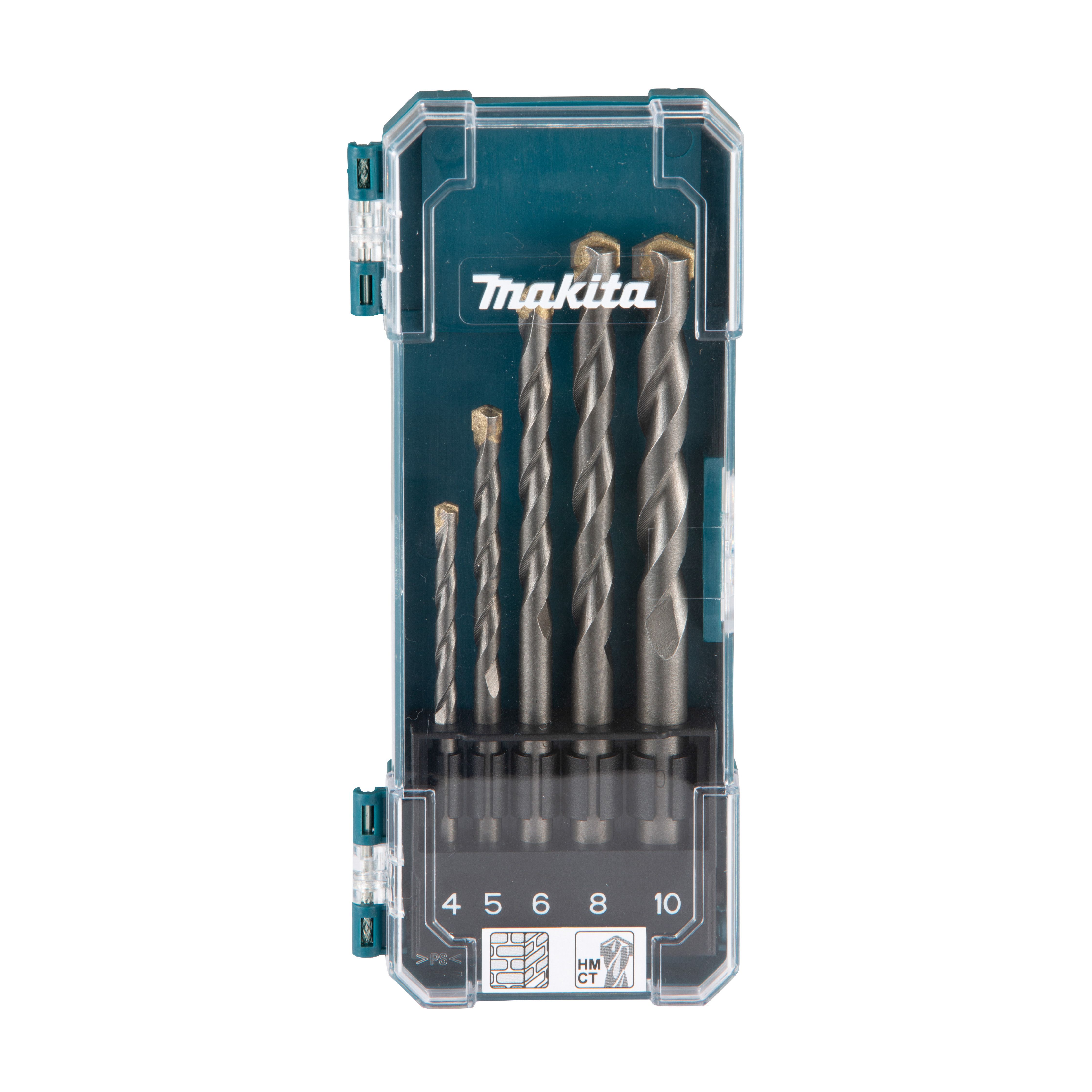 Makita 5 piece Straight Masonry Drill bit set