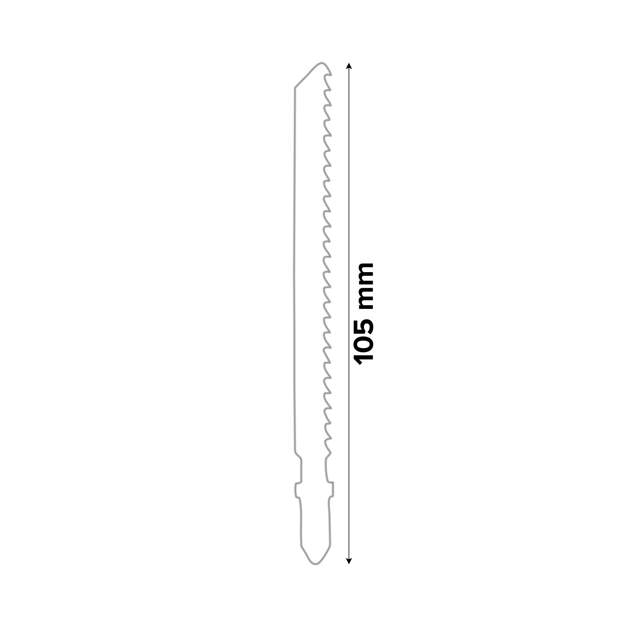 Makita Bayonet fitting Jigsaw blade A-85656 (L)70mm, Pack of 5