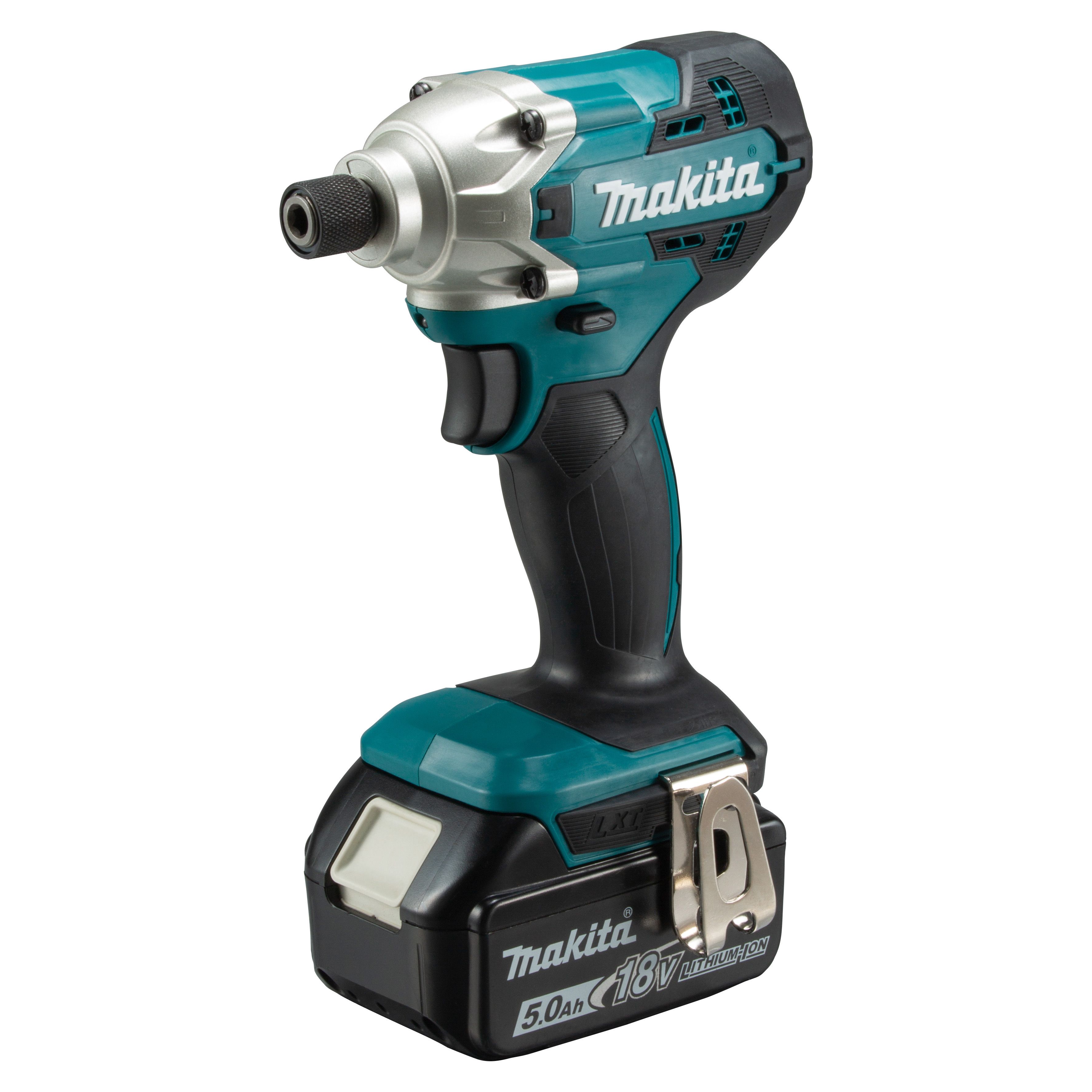 Makita LXT 18V Li-ion LXT Cordless Combi drill & impact driver (2 x 5Ah) - DLX2336ST