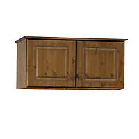 Malmo Stained Pine 2 Door Top box (H)416mm (W)883mm (D)570mm