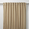 Mandlay Beige Spotted stripe Unlined Pencil pleat Curtain (W)117cm (L)137cm, Single