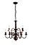 Manning Chandelier Bronze effect 9 Lamp Pendant ceiling light