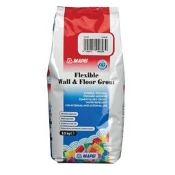 Mapei Flexible White Wall & floor Grout, 2.5kg