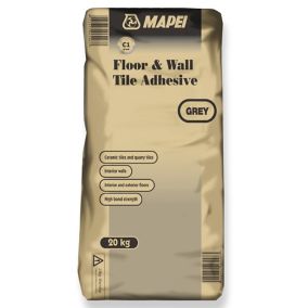 Mapei Grey Wall & floor tile Adhesive, 20kg