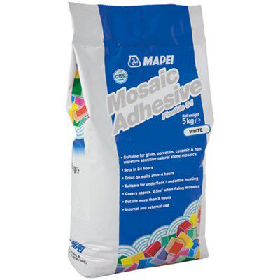 Mapei Grey Wall & floor tile Adhesive, 20kg