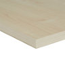 Maple effect Fully edged Chipboard Furniture board, (L)1.2m (W)400mm (T)18mm