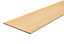 Maple effect Semi edged Chipboard Furniture board, (L)2.5m (W)200mm (T)18mm