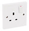 Marbo 13A White Switched Socket