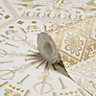 Marcel Wanders White Floral Gold effect Wallpaper