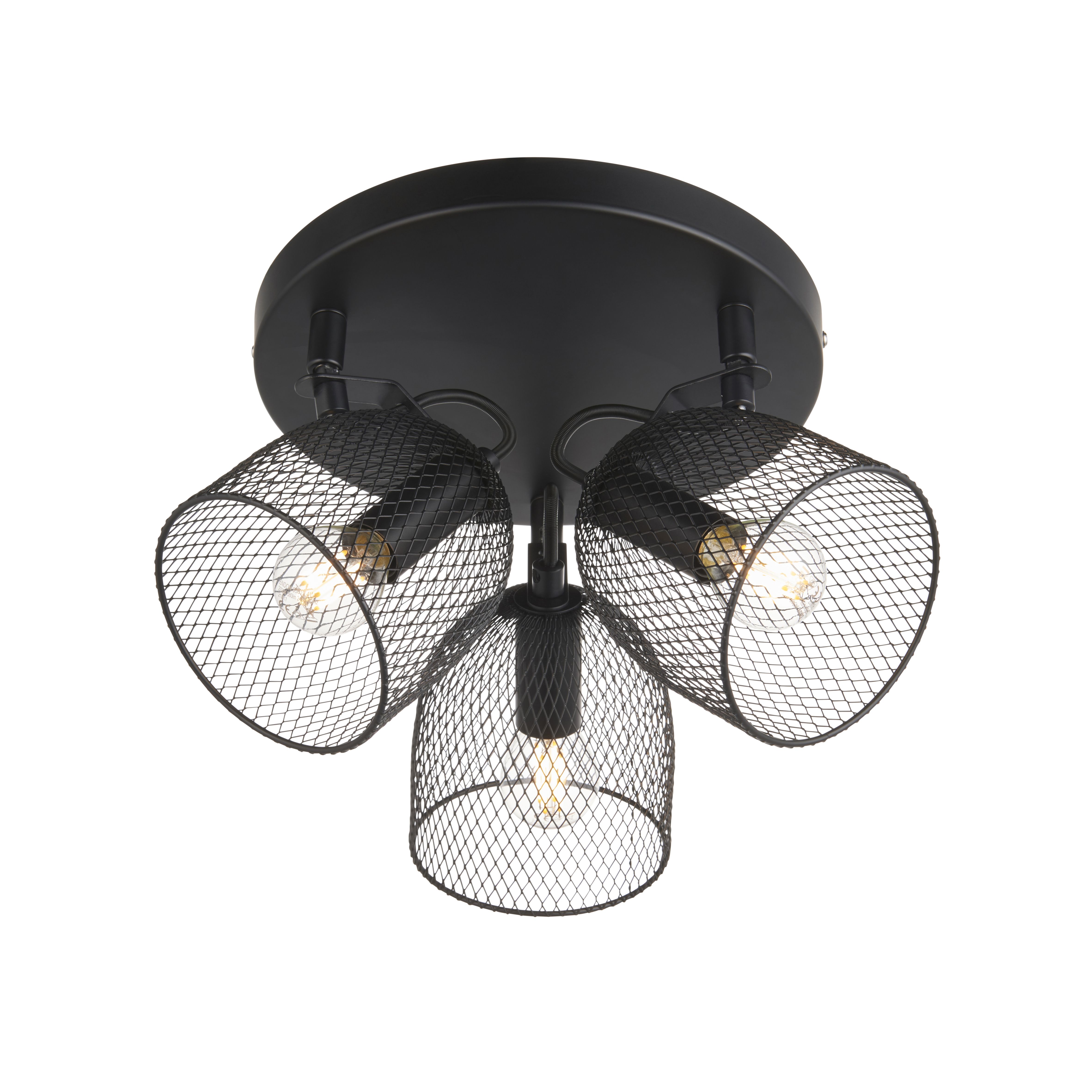 Margo Black 3 Light Spotlight