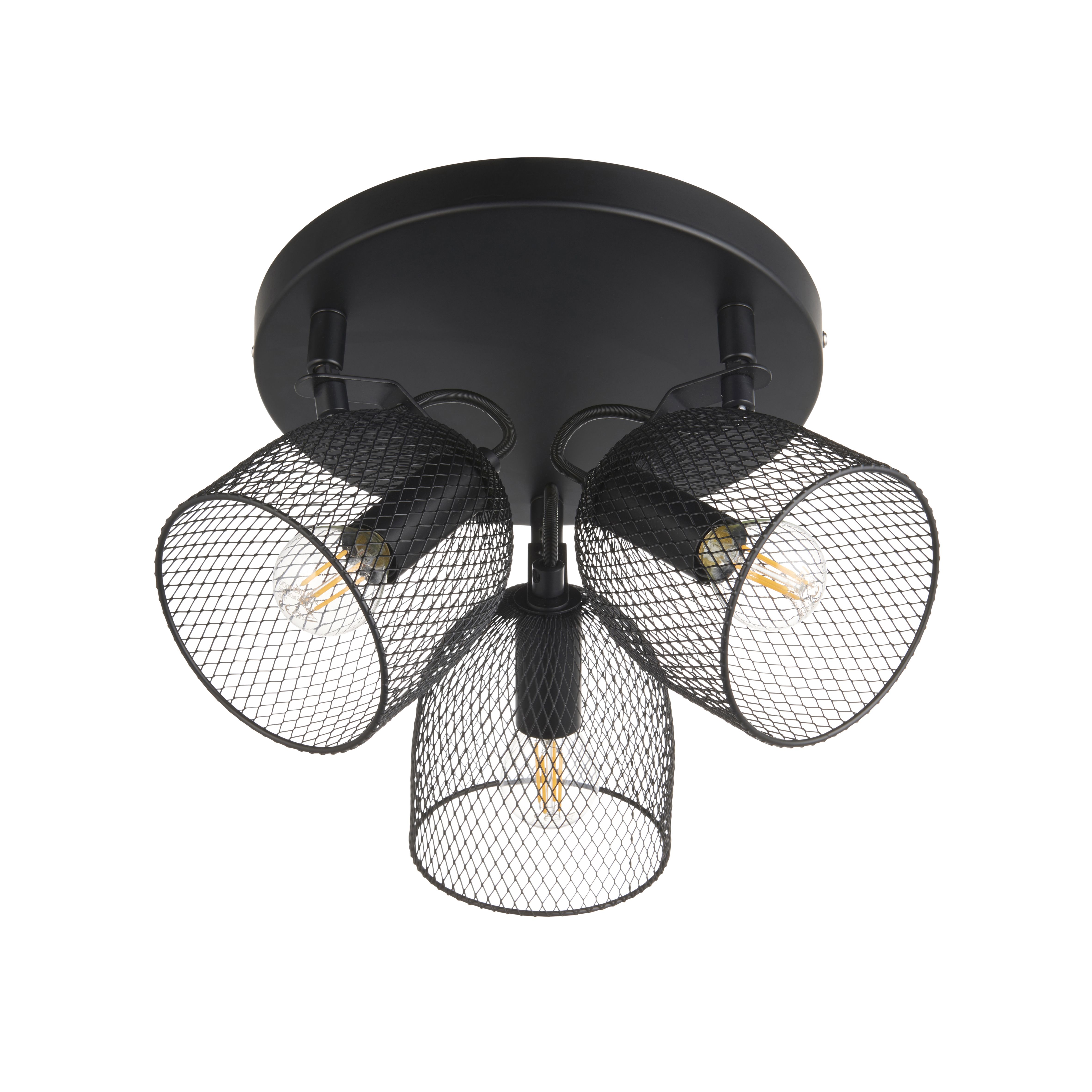 Margo Black 3 Light Spotlight