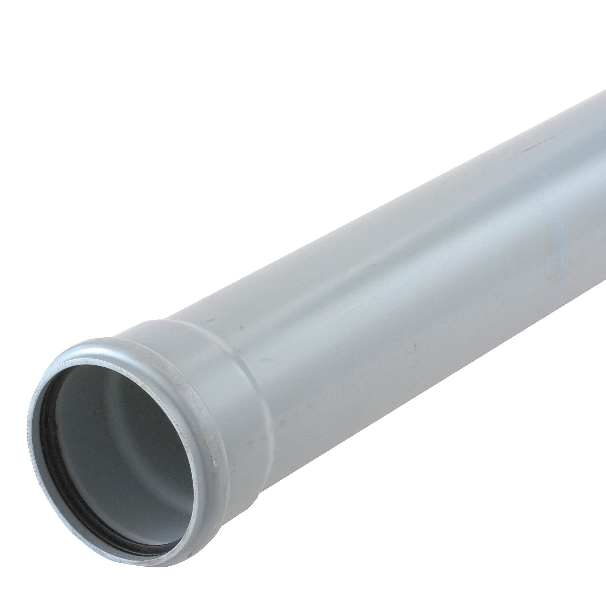 Marley Grey Single socket Soil pipe