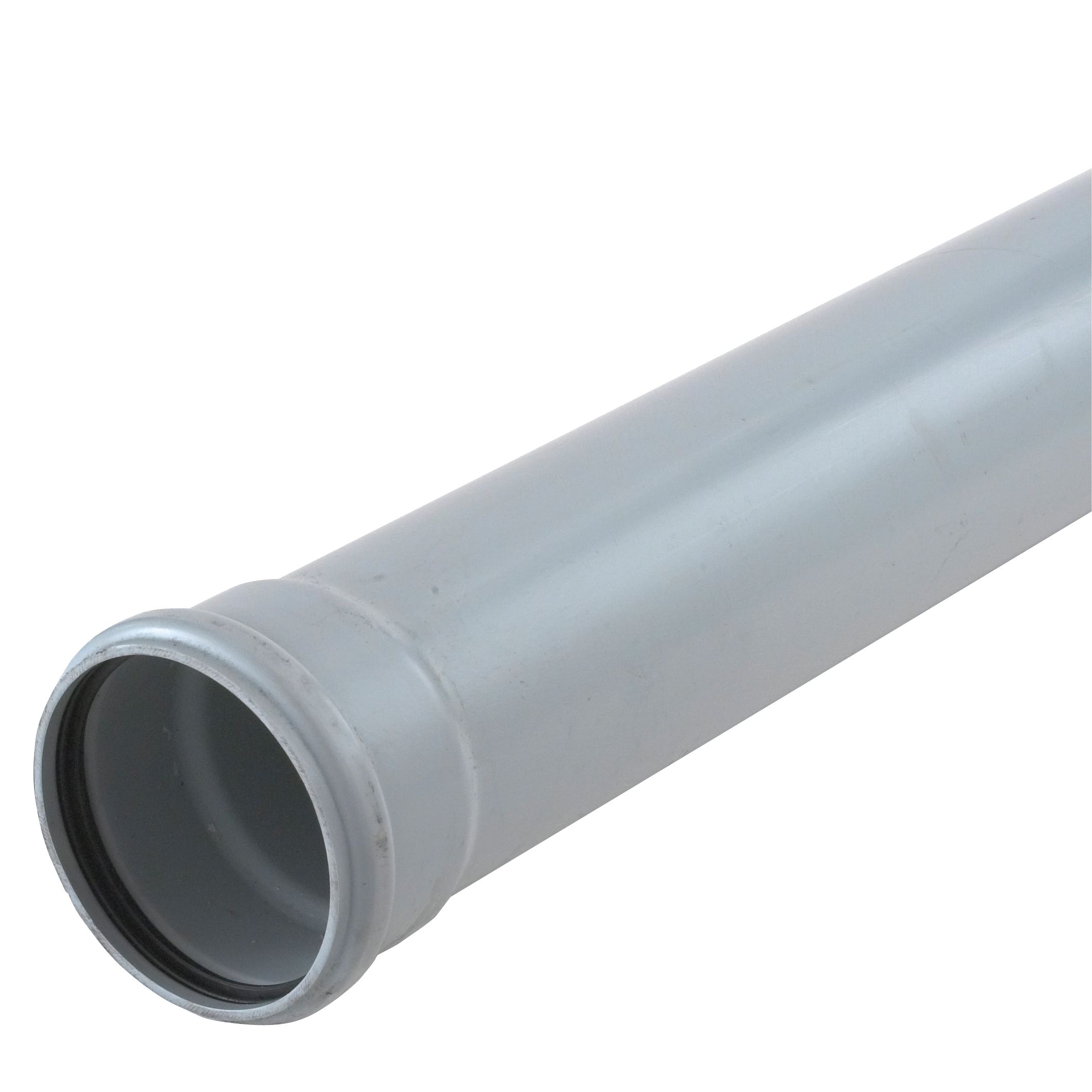 Marley Grey Single socket Soil pipe