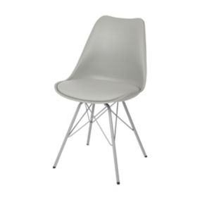 Marula Light grey Chair (H)840mm (D)530mm