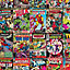 Marvel Comic montage Multicolour Canvas art (H)90cm x (W)60cm