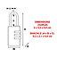 Master Lock Aluminium & Steel Combination Luggage Padlock (W)20mm