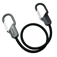 Master Lock Black Bungee cord with hooks (L)0.8m