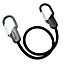 Master Lock Black Bungee cord with hooks (L)0.8m