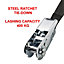 Master Lock Black Ratchet strap (L)5m (W)25mm