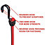 Master Lock Red Bungee cord with hooks (L)0.6m, Pack of 2