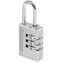 Master Lock Silver Aluminium Combination Padlock (W)20mm