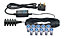 Masterlite Apollo Blue Mains-powered Blue LED Deck lighting kit, Pack of 10