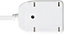 Masterplug 1 socket 13A White Extension lead, 8m