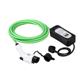 Masterplug 10A 2.3kW Mode 2 3-pin plug to Type 1 Electrical vehicle charging cable 5m