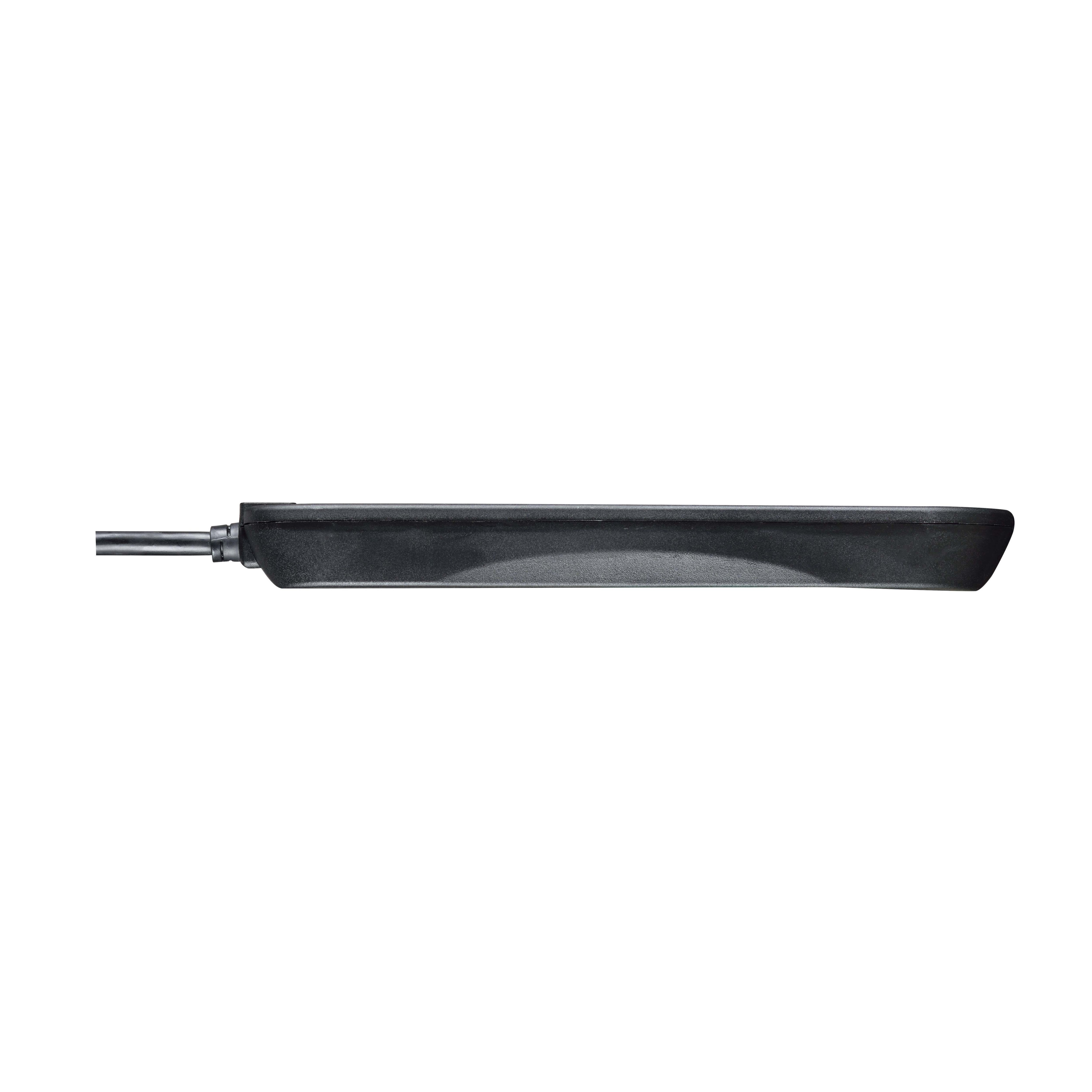 Masterplug 4 socket 13A Black Extension lead, 2m | Tradepoint