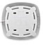 Masterplug Surge 10 socket Switched Surge protected White Extension lead, 2m