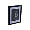 Matt Black Box Single Picture frame (H)44cm x (W)34cm