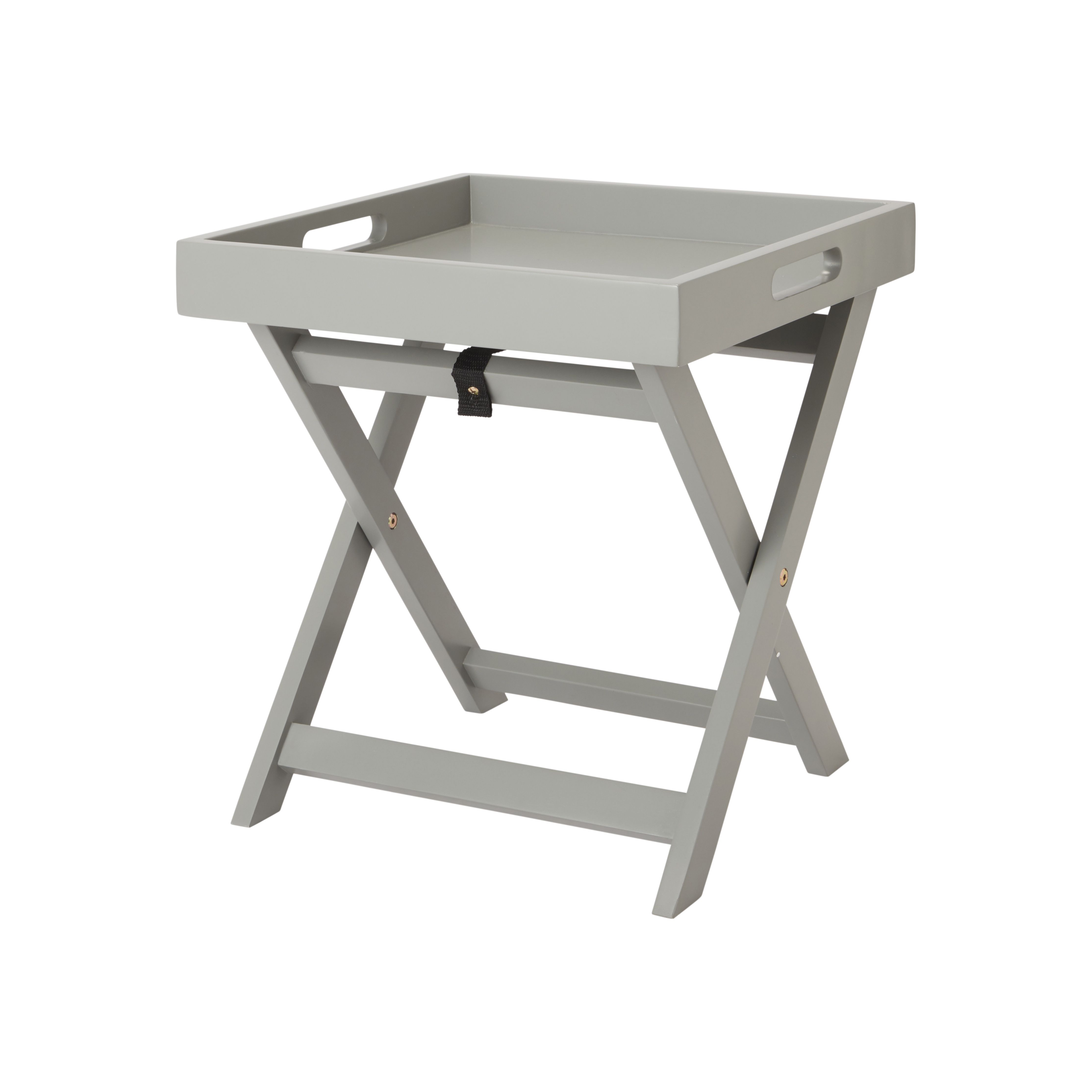 Navy Tray table (H)50cm (W)47cm