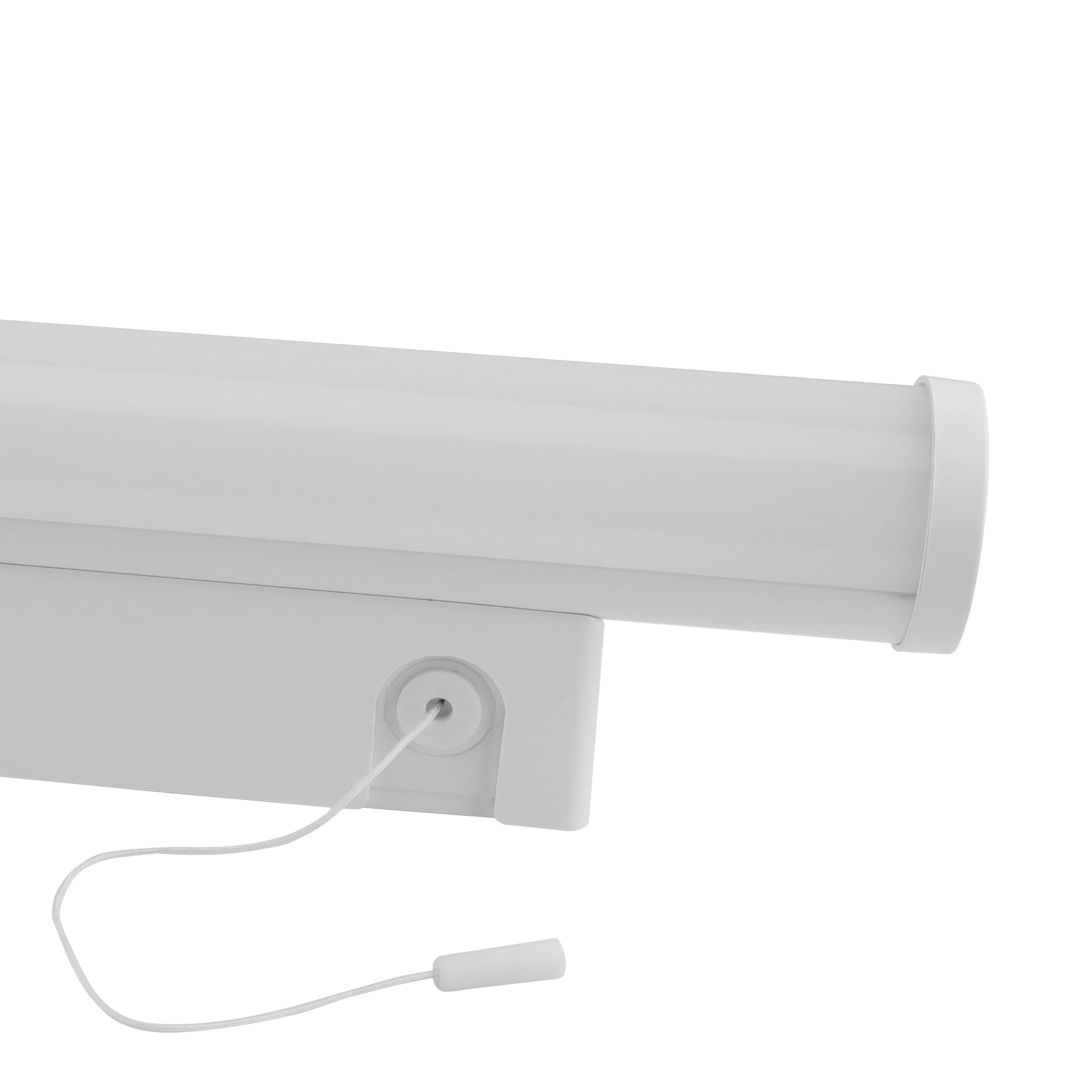 Matt White Bathroom Wired Wall light