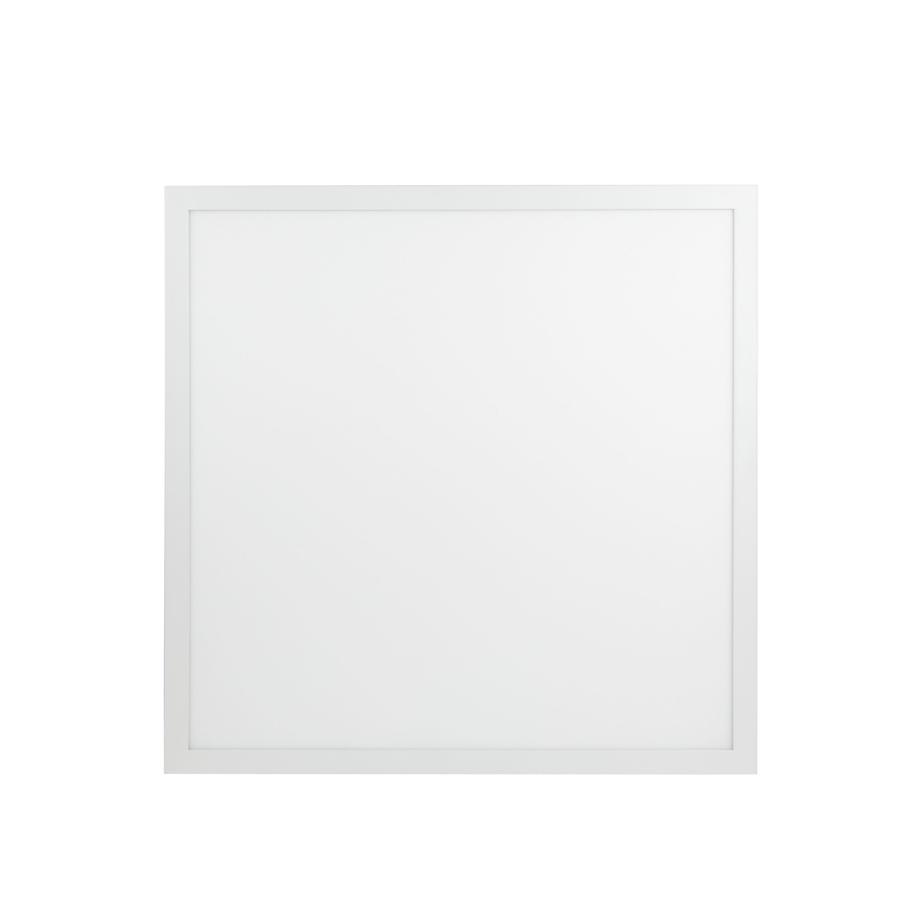 Matt White Square RGB, warm to cool white Light panel (L)595mm