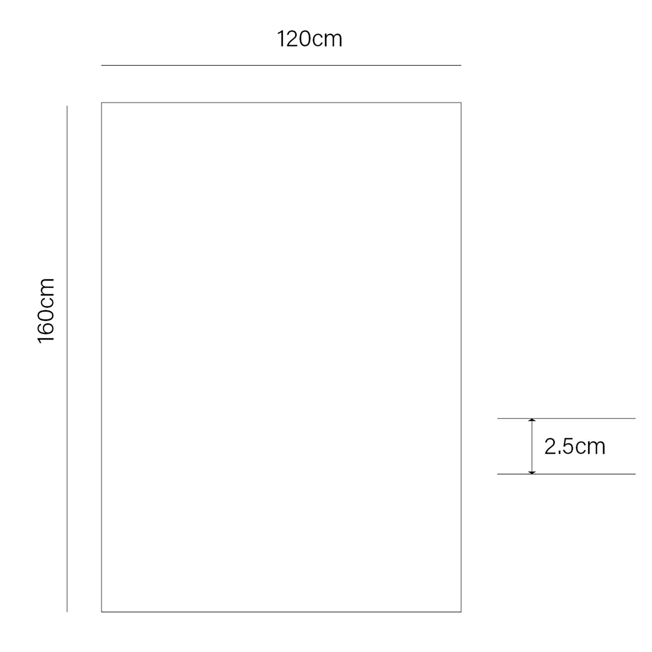 Maya Grey Berber Shaggy Medium Rug, (L)160cm x (W)120cm