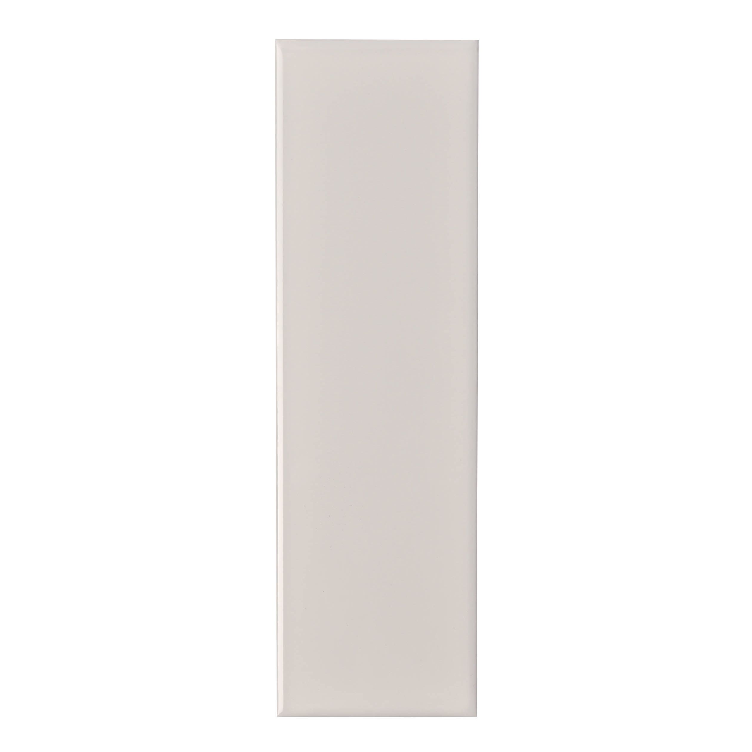 Mayfair White Gloss Ceramic Wall Tile, Pack of 54, (L)245mm (W)75mm
