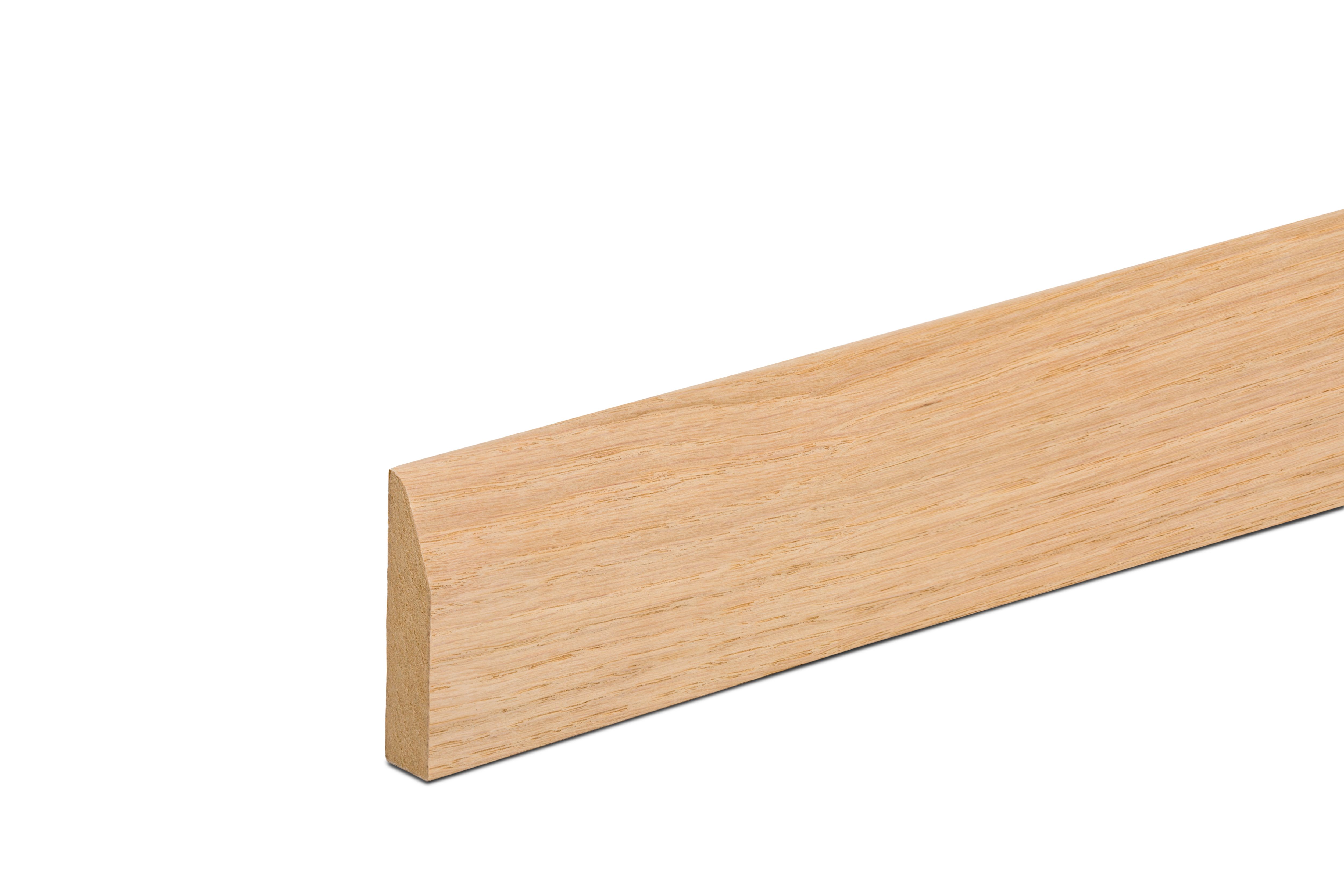 MDF Oak Chamfered Architrave (L)2.1m (W)69mm (T)18mm, Pack of 5