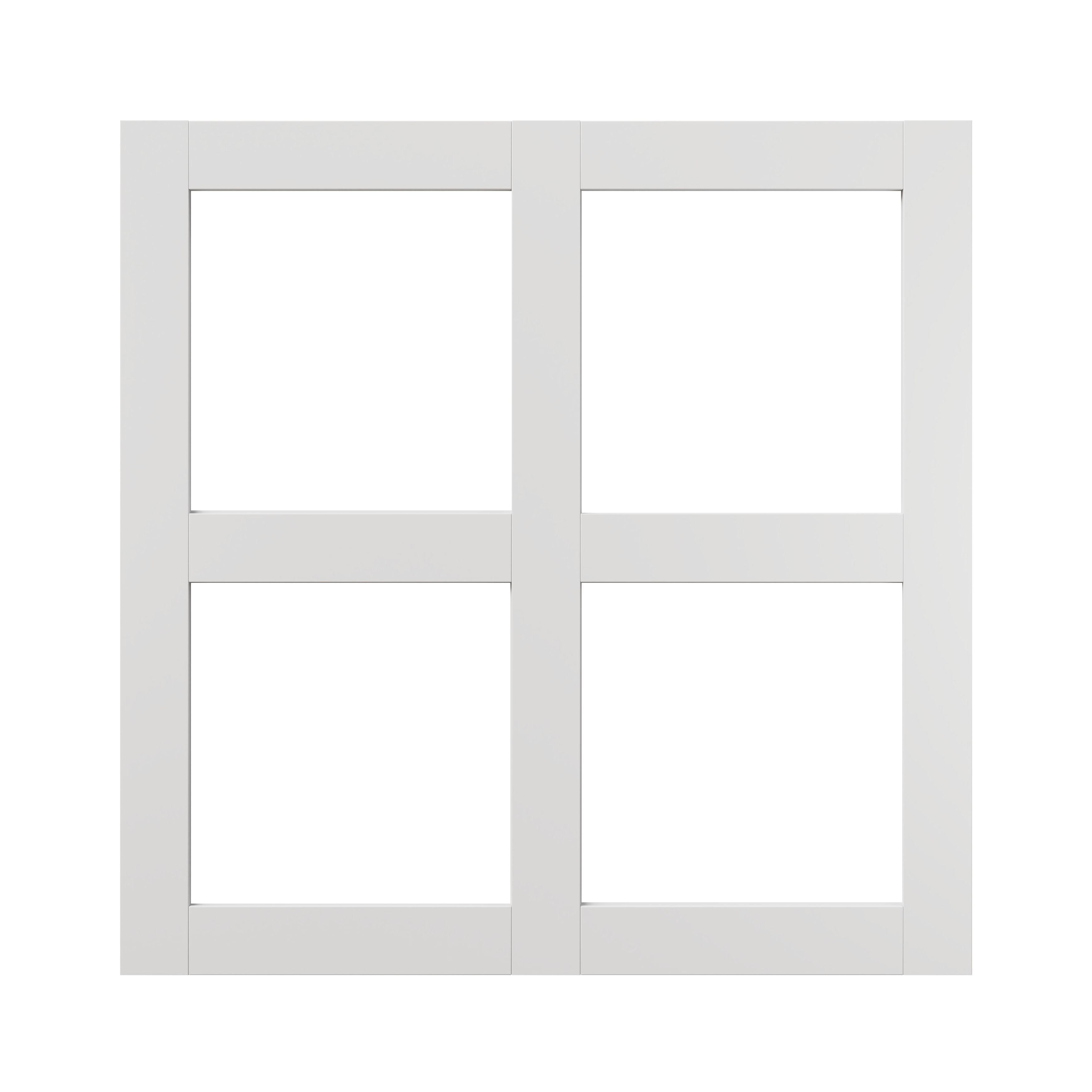 MDF Primed Shaker Wall panelling kit (H)1200mm (W)63mm (T)9mm