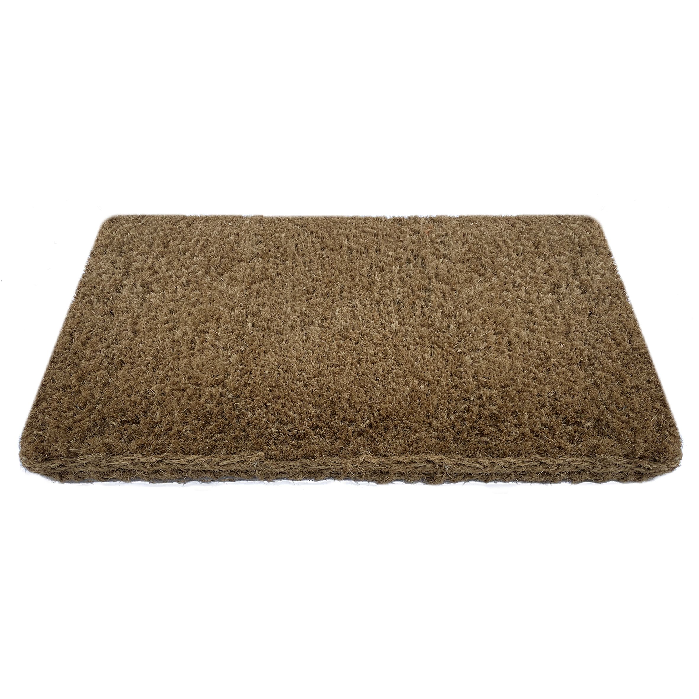 Melford Brown Plain Heavy duty Door mat, 100cm x 60cm